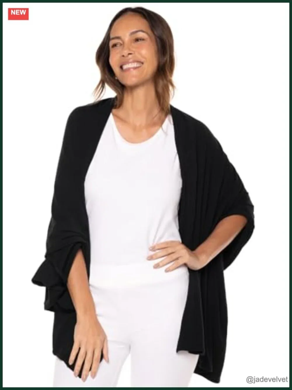 UPF 50+ Sun Protection Beach Shawl - Lightweight Zinc Oxide Wrap